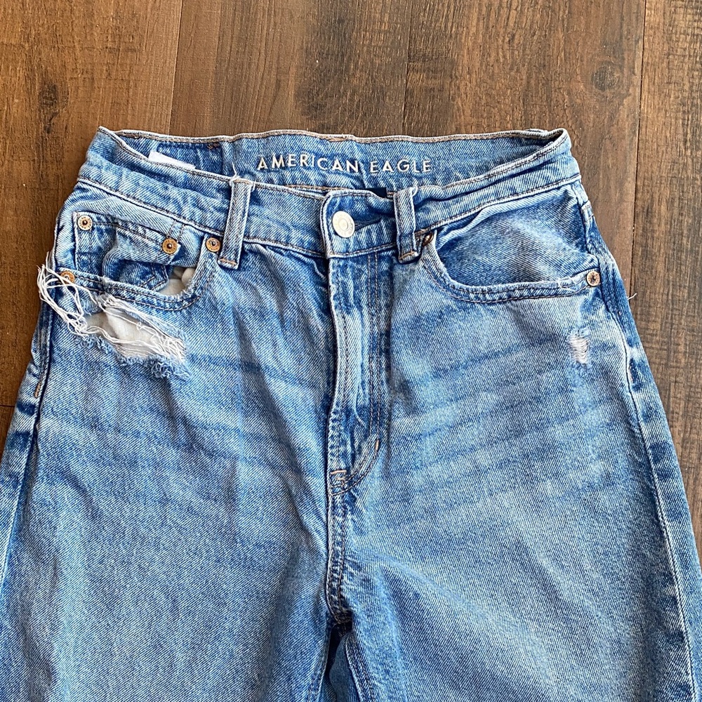 American Eagle Outfitters Light Blue Denim - Picture 7 of 10